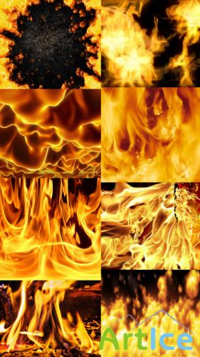 Beautiful Fire HQ Textures JPG Files