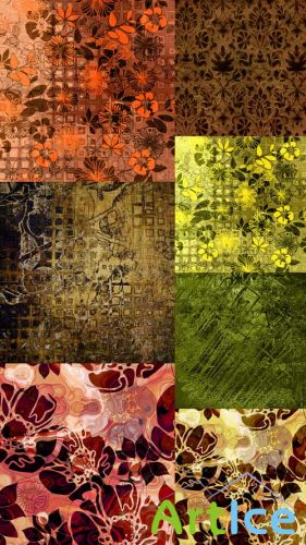 Floral Abstraction  Textures JPG Files