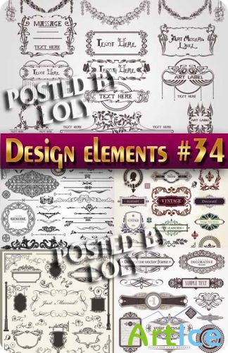 Элементы Дизайна #34 - Векторный клипарт