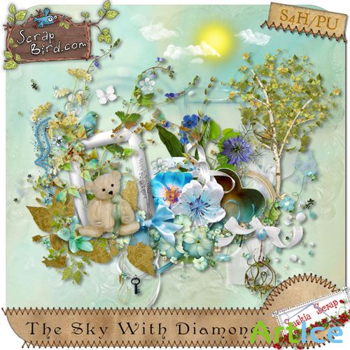 Scrap - The Sky With Diamonds PNG and JPG Files