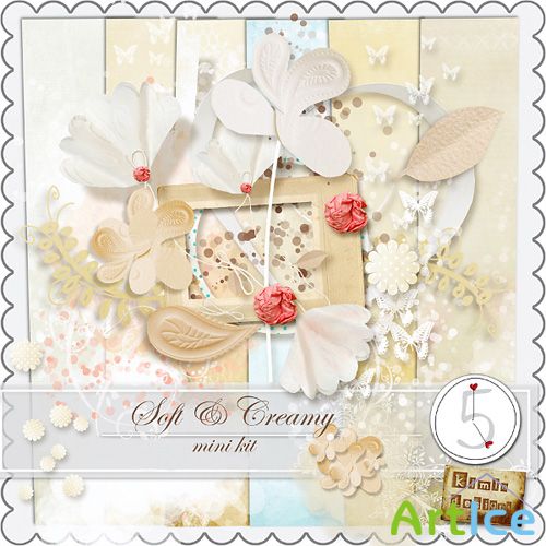 Scrap - Soft and Creamy PNG and JPG Files