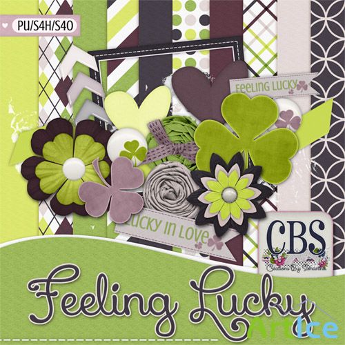 Scrap - Feeling Lucky PNG and JPG Files