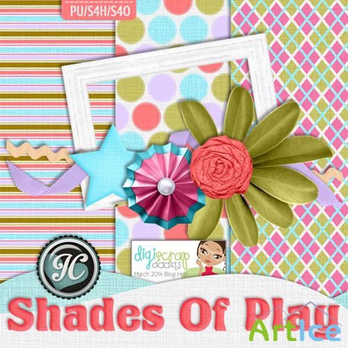 Shades of Play Kit PNG and JPG Files