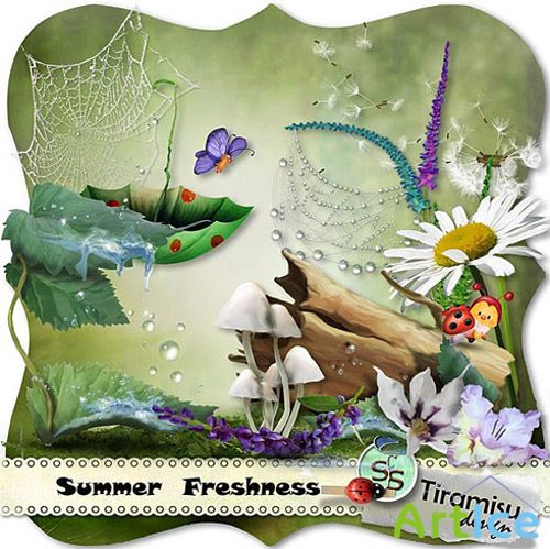 Scrap - Summer Freshness PNG and JPG Files