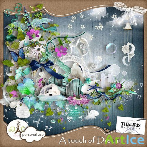 Scrap - A touch of Dream PNG and JPG Files