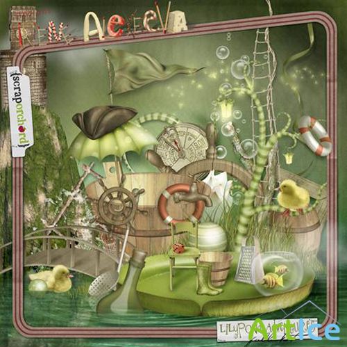 Scrap - Lilypond Adventures PNG and JPG Files