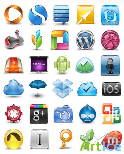 Vector Application Icons Set