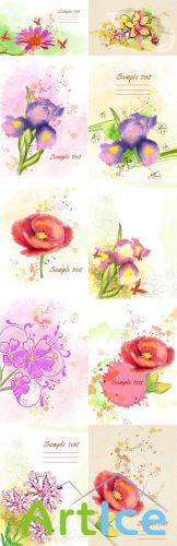 Floral Vector Illustrations Volume 4