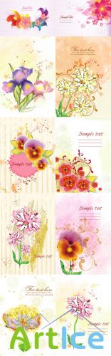 Floral Vector Illustrations Volume 5
