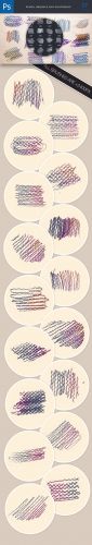 Pencil Photoshop Brushes Pack 3