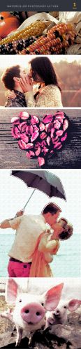 Watercolor Effect Photoshop Actions