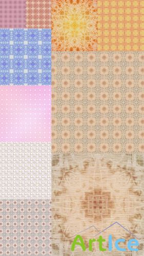 Seamless Paper with patterns Textures JPG Files