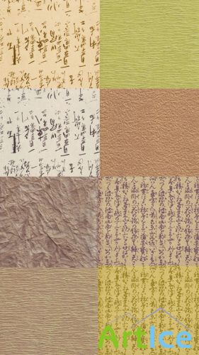 Oriental Paper Textures JPG