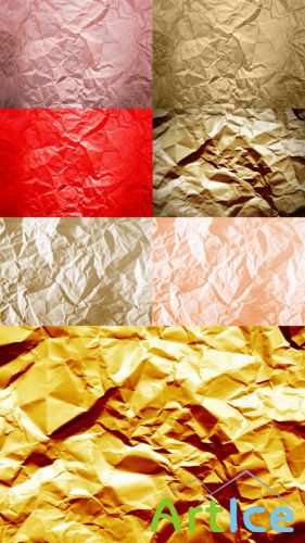 Old Crumpled Paper Textures