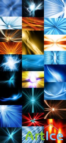 25 Abstract Lights Backgrounds Stock