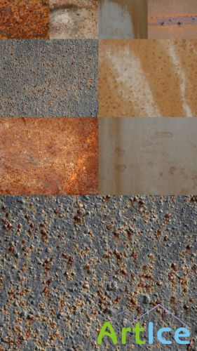 HQ Rusty Metal Textures Pack 1