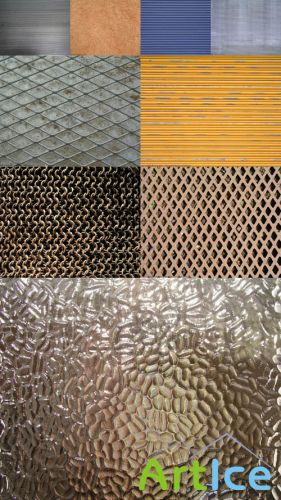 Textures - Metal Skin Glass Cloth JPG Files