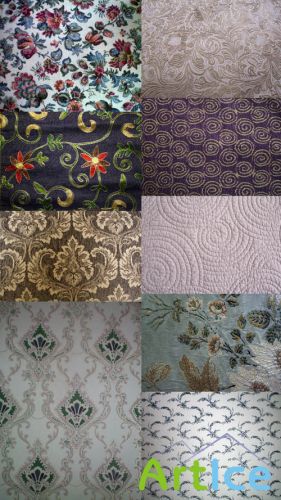Floral Fabric Textures JPG