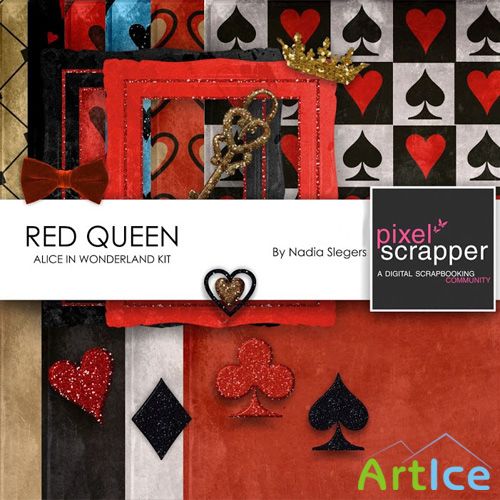 Scrap - Red Queen PNG and JPG