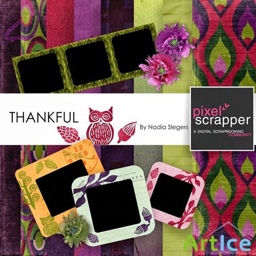 Scrap - Thankful PNG and JPG