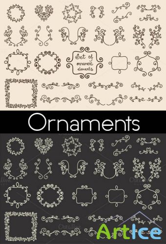 Ornamental Decorative Vector Elements