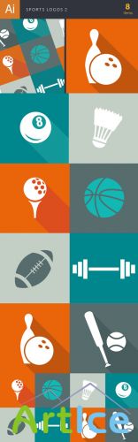 Sports Logos Vector Illustrations Pack 2
