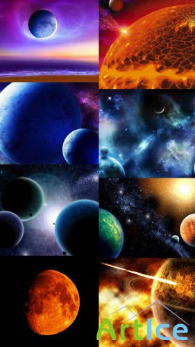 Space Wallpapers Set 9 JPG Files