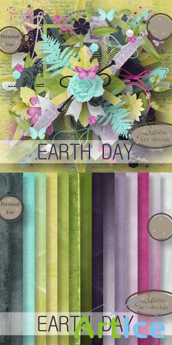 Earth Day Scrap PNG and JPG Files