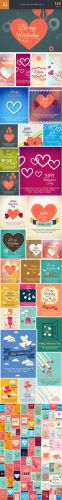 110 Love Vector Illustrations Bundle