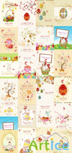 25 Happy Easter Illystration Set 2