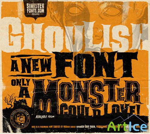 Ghoulish Normal Font