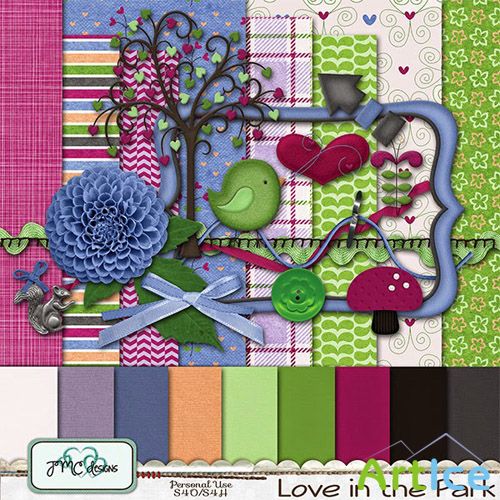 Scrap - LOve in The Park PNG and JPG