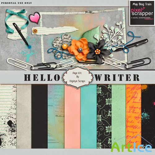 Scrap - Hello Writer PNG and JPG