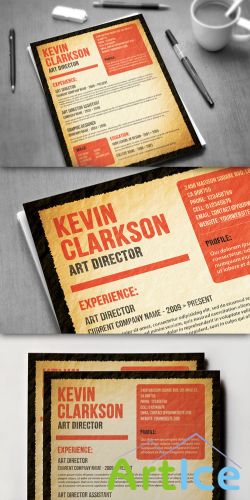 CreativeMarket - Most Wanted Resume