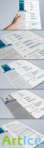 CreativeMarket - Clean Resume + Cover letter