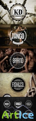 CreativeMarket - Badges & Logos Vol.04