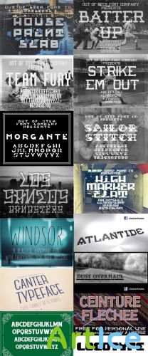 152 Commercial Fonts Collection