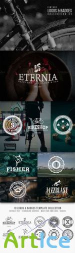 CreativeMarket - Vintage Logos & Badges Collection 5