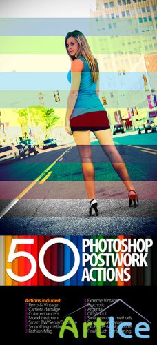 50 Photoshop Postwork Actions