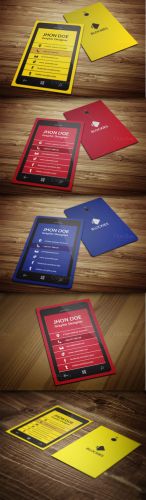 CreativeMarket - Smart Phone Business Card Template