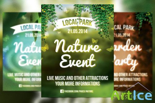 CreativeMarket - Nature Event Flyer 18177