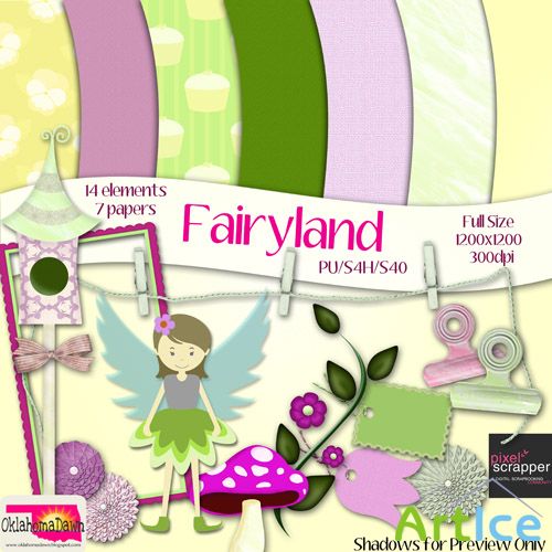 Scrap - Fairyland PNG and JPG