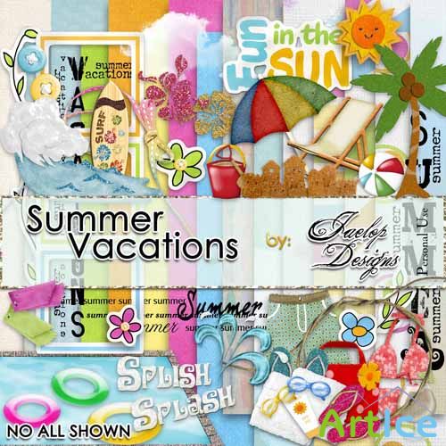 Scrap - Summer Vacations PNG and JPG