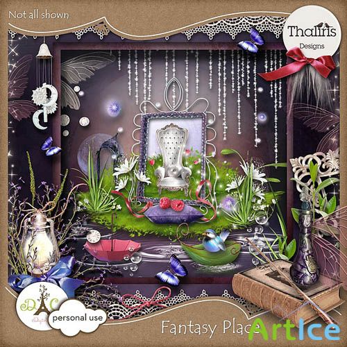 Scrap - Fantasy Place PNG and JPG