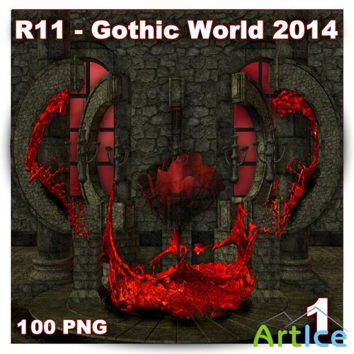 Gothic World - 1 PNG Files