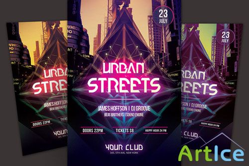 CreativeMarket - Urban Streets Flyer