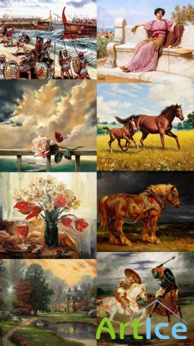 Painting Wallpaper Collection Set 3