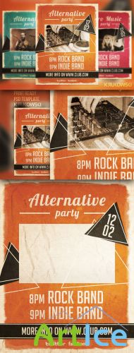 CreativeMarket - Alternative Party Flyer 20928