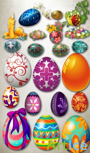 Easter eggs PNG Files