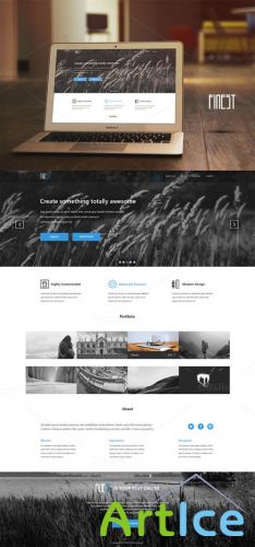 CreativeMarket - Finest Portfolio-PSD 20945